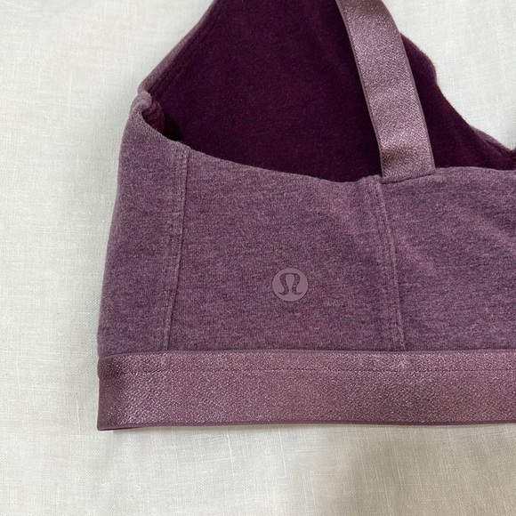 Lululemon Soulful Heathered Dusty Mauve Bra - Picture 5 of 7